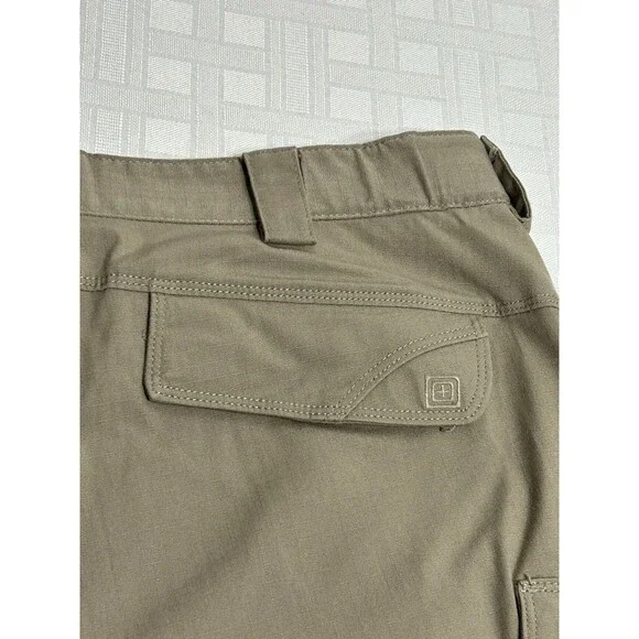 5.11 Tactical Stryke Cargo Pants Mens 40 X 30 Brown Ripstop Canvas Utility Work - Picture 9 of 14